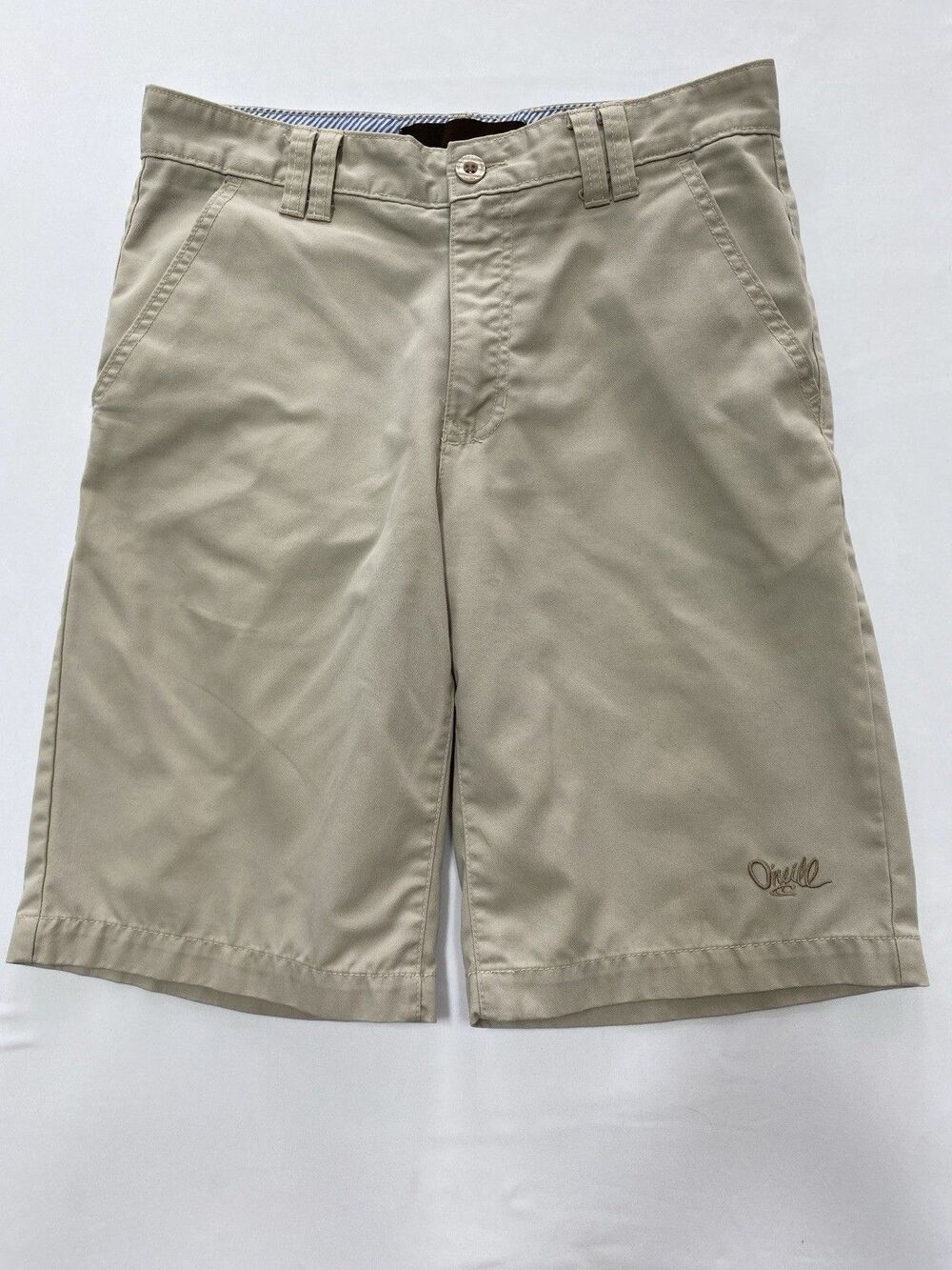 O'Neill Men's Khaki Chino Hybrid Shorts Size 30 Surf Skate Beach Casual